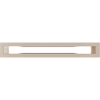 решетка каминная TUNEL 60*400 кремовая