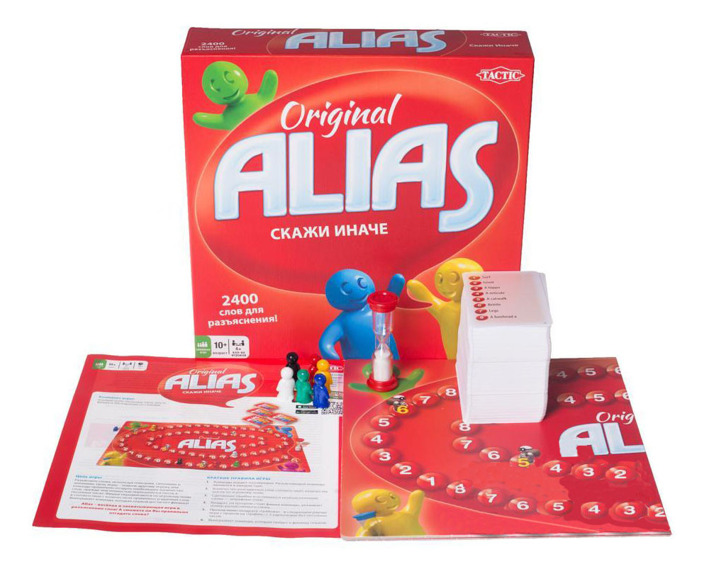 Детская настольная игра ALIAS Скажи иначе Алиас арт. 0134R-6, карточная игра для детей - фото 2 - id-p117350052