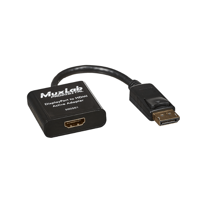 Преобразователь сигнала DISPLAYPORT TO HDMI ACTIVE ADAPTER Muxlab 500501 - фото 1 - id-p117357258