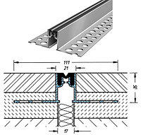 Профиль деформационного шва lдля полов серии FL 21