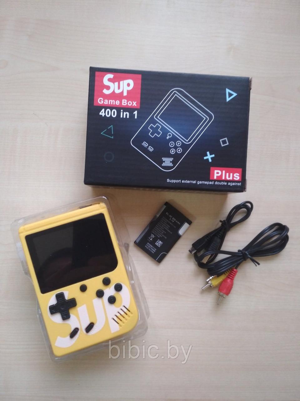 Игровая приставка  SUP Game Box plus 400 in 1 Желтый