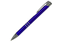 Ручка шариковая Cosmo, металл, синий/серебро