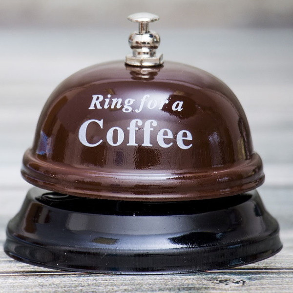 Звонок настольный Ring for a Coffe - фото 1 - id-p117374231