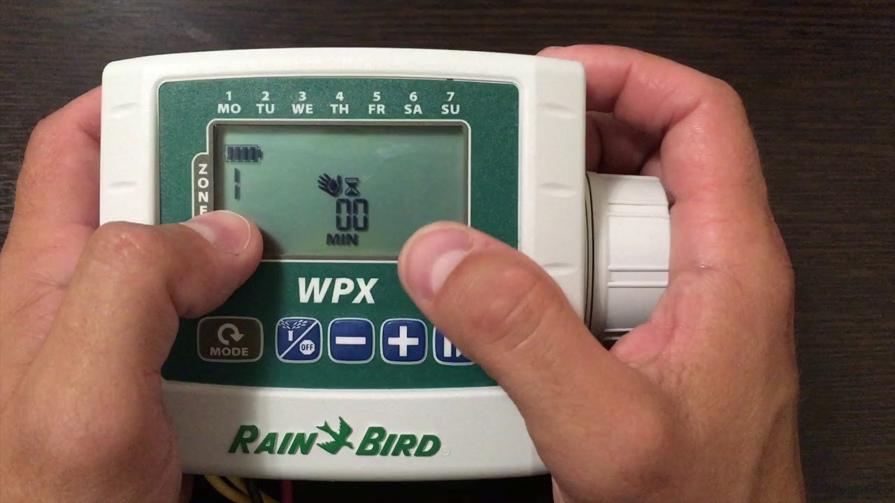 Контроллер WPX 2 зоны Rain Bird с батарейным питанием