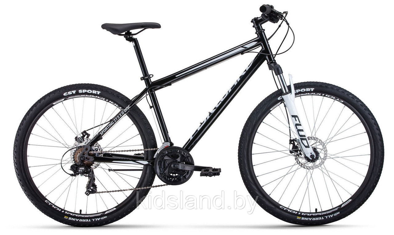 Велосипед Forward Sporting 27,5 2.0 D'' (черный) - фото 1 - id-p117308605