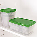 ПРУТА Набор контейнеров, 17 шт., прозрачный, зеленый. икеа, фото 3