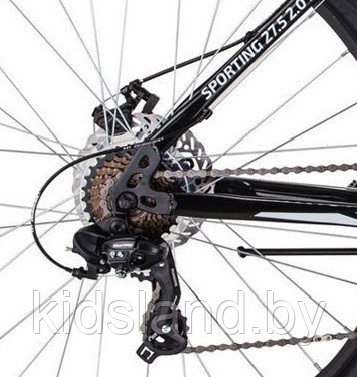 Велосипед Forward Sporting 27,5 2.0 D'' (черный) - фото 4 - id-p117308605