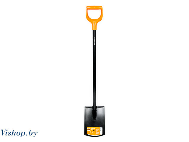 Лопата штыковая с закругл.лезвием FISKARS Solid 1026683