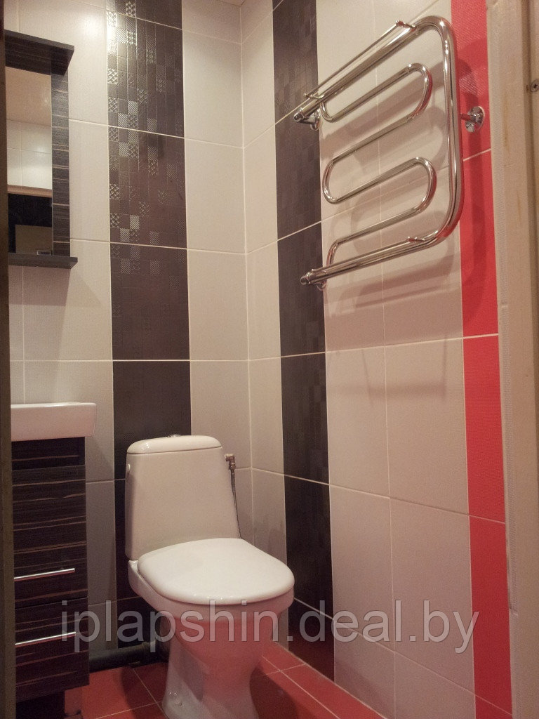 Отделка ванной комнаты плиткой в Гомеле - фото 10 - id-p117405747