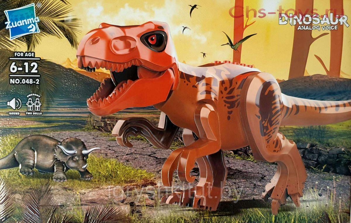 Конструктор Динозавр, со звуком, аналог Лего,(2 вида), арт. 048-Y2 - фото 3 - id-p117407037