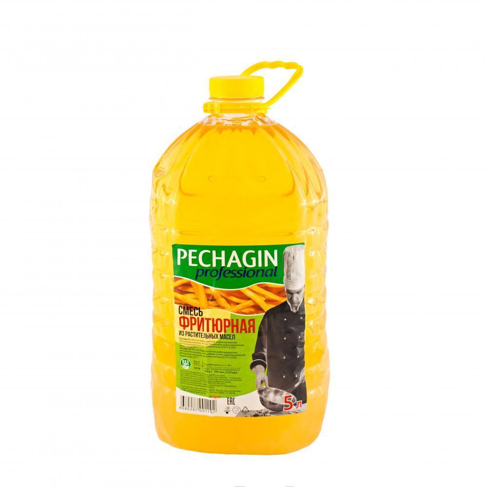 Смесь фритюрная из растительных масел «PECHAGIN professional» канистра ПВХ 5 литров