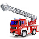 Детская игрушечная грузовая машинка арт. WY551B Пожарная (световые и звуковые эффекты), фото 3