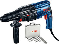 Перфоратор BOSCH GBH 240 F в чем. + набор оснастки (790 Вт, 2.7 Дж, 3 реж., патрон SDS-plus, вес 2.7 кг)