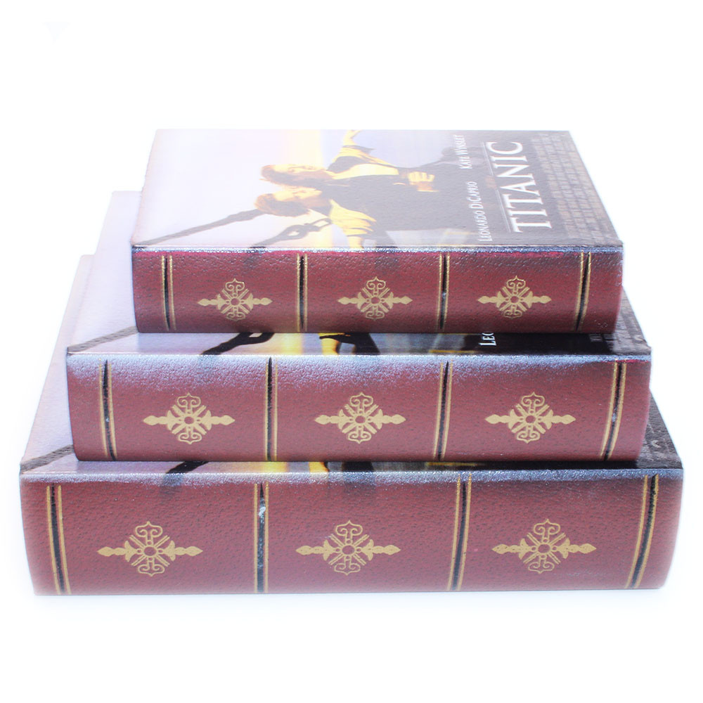 Набор деревянных шкатулок-книг "Титаник" (комплект 3 шт.) - фото 4 - id-p117411159