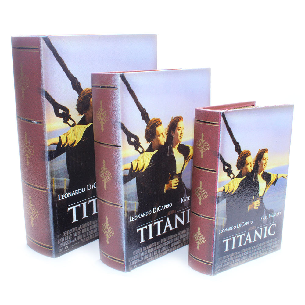 Набор деревянных шкатулок-книг "Титаник" (комплект 3 шт.) - фото 2 - id-p117411159