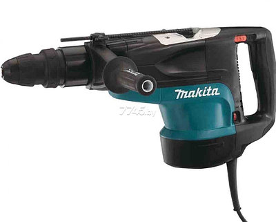 Перфоратор MAKITA HR 5212 C в чем. + Набор буров SDS-MAX 2 шт. MAKITA (P-52869) (1510 Вт, 20.0 Дж, 2 реж., патрон SDS-MAX, вес 11.9 кг)