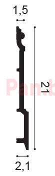 Плинтус напольный из дюрополимера Orac Decor SX191 - фото 4 - id-p117417894