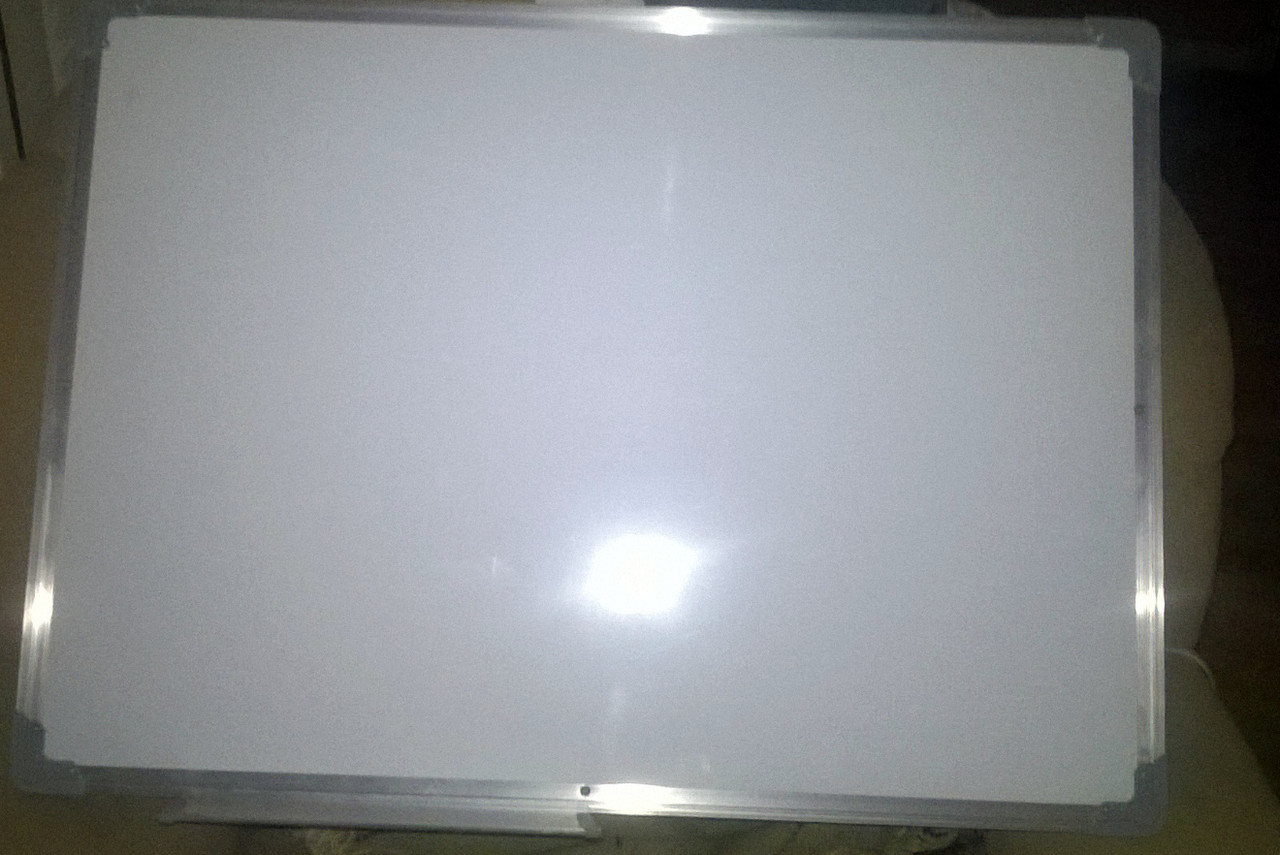 Доска магнитно-маркерная 50х70 см двухстороняя, улучшенная алюминиевая рамка - фото 1 - id-p7104911