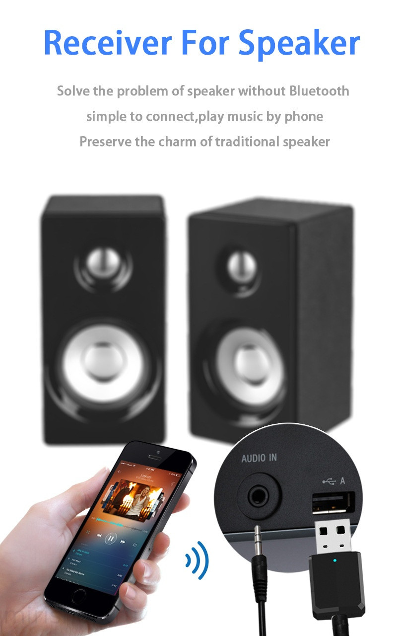 Bluetooth аудио передатчик+приёмник для ТВ ZF-169 v5.0 подходит для любых Bluetooth наушников. - фото 5 - id-p117433575