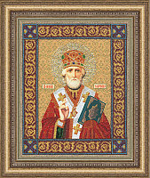Набор для вышивания бисером Икона "Святой Николай Чудотворец"