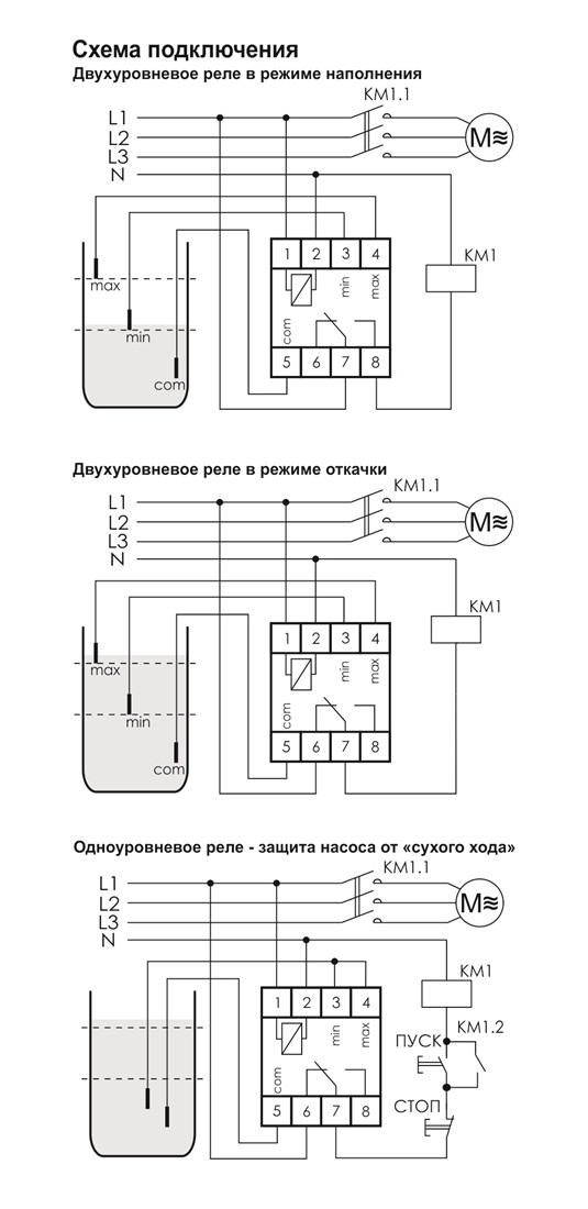 PZ-827 (без датчиков) Реле уровня жидкости автомат контроля - фото 2 - id-p115733424