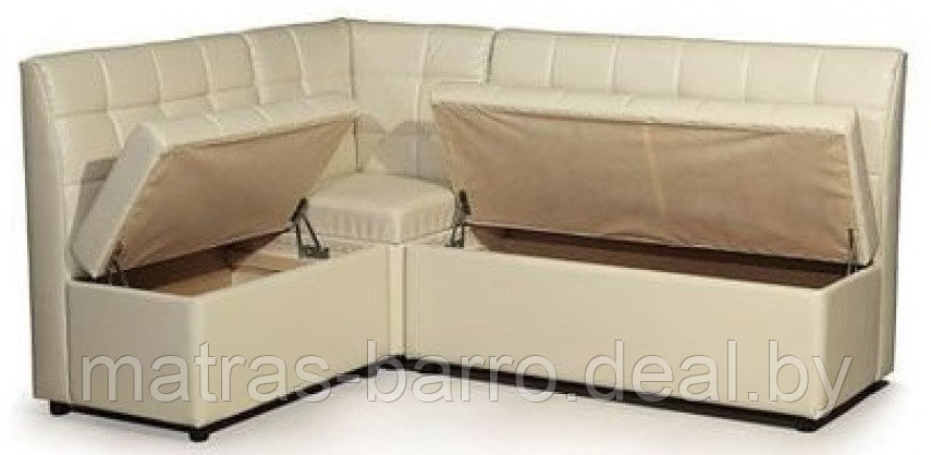 Кухонный угловой диван Модерн-4 с нишами (экокожа, 4 категория) - фото 2 - id-p117439284