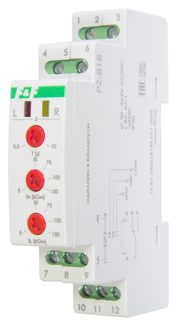 PZ-818 (без датчиков) Реле уровня жидкости автомат контроля - фото 1 - id-p115733428