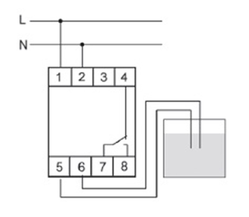 PZ-828 (без датчиков) Реле уровня жидкости автомат контроля - фото 3 - id-p115733429