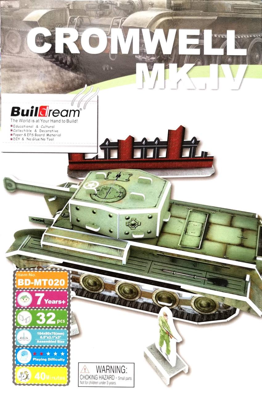Констуктор 3D Puzzle -Танк Cromwell- BD-MT020 - фото 1 - id-p117439568
