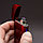 Импульсная зажигалка Lighter двойная индикатор сбоку Красная, фото 2