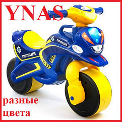 Детский музыкальный мотоцикл каталка Doloni арт. 0139,беговел толокар для детей