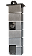 Керамический дымоход Jawar Universal Plus 2W ⌀200 c двумя вентканалами, фото 2