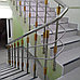 Лестница с ограждением из стекла, фото 10