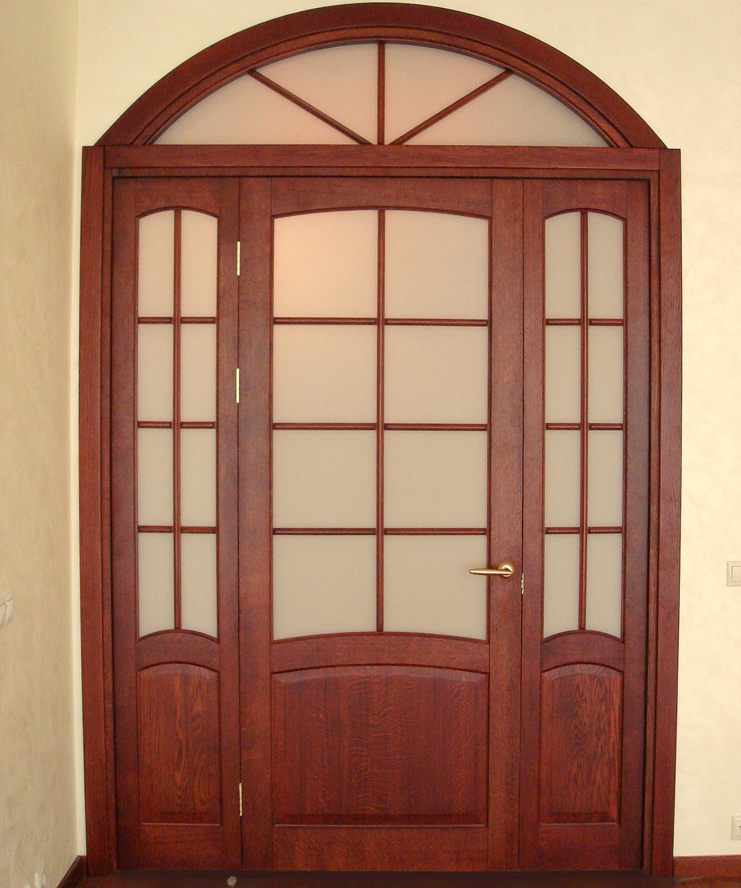 Дверь арочная из массива ясеня, дуба - фото 5 - id-p117460895