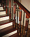 Лестница с резьбой под заказ, фото 10