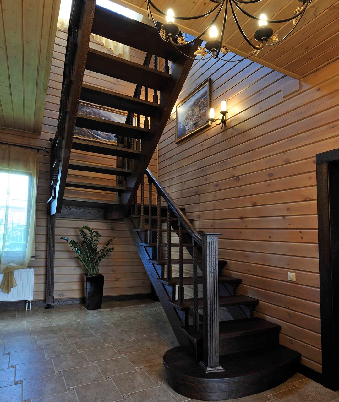 Лестница в деревянный дом - фото 1 - id-p117461167