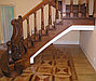 Лестница деревянная с резьбой, фото 4