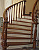 Лестница деревянная с резьбой, фото 9