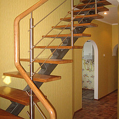 Лестницы на металлических косоурах