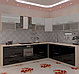 Кухонные гарнитуры из МДФ шпонированного под заказ, фото 8