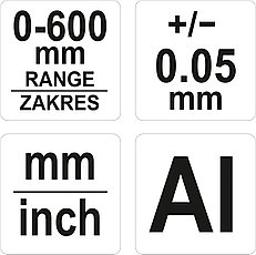 Штангенциркуль 600мм "Yato" YT-70740, фото 3