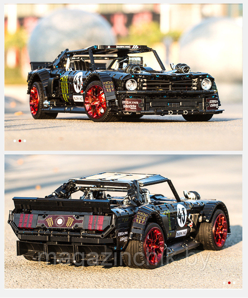 Конструктор Форд Mustang Hoonicorn, арт. 13108, аналог Лего Техник - фото 3 - id-p117469396