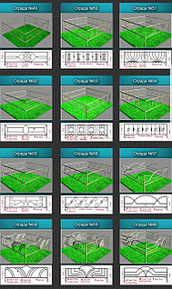 Ограда модель № 49 по № 60