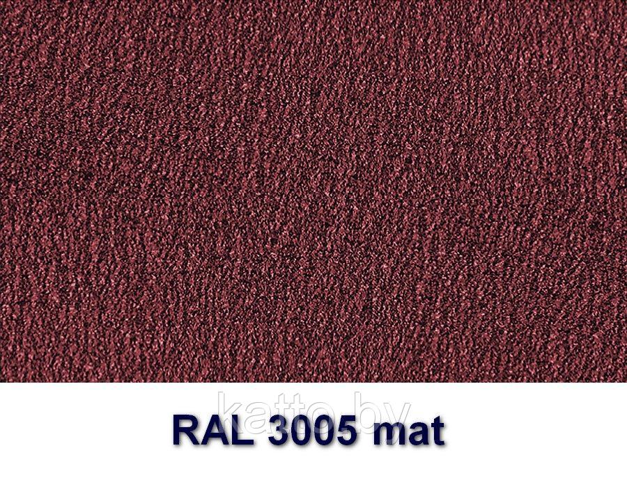 Матовая металлочерепица Монтерроса, VikingMP E.5 RAL 3005 (Винно-красный) - фото 3 - id-p92784534
