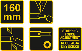 Клещи автоматические многофункцион.160мм "Vorel" 45160, фото 3
