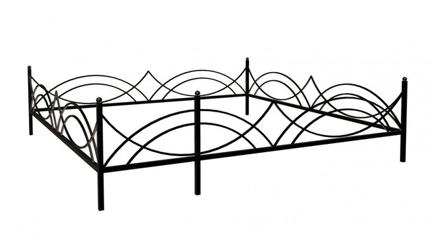 Эскизы могильных оградок из профильного металла