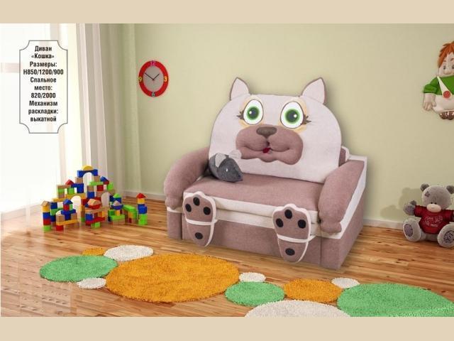Диван детский Кошка