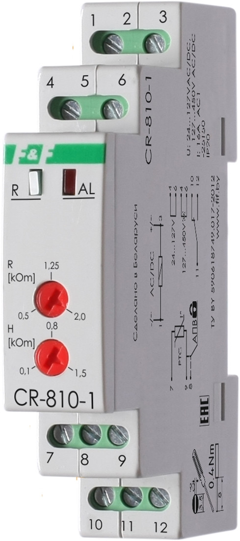 CR-810-1 Реле температуры защита электродвигателя от перегрева - фото 1 - id-p115733360