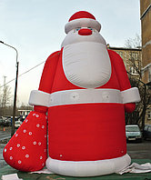 Надувная фигура "Дед Мороз" для Комаровского рынка