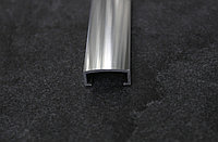 Декоративный алюминиевый бордюр П-20 серебро глянец 270 см